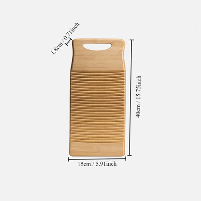 Planche à laver en bois antidérapante