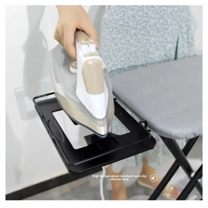 Planche à repasser réglable et pliable avec housse coton Gris