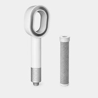 AQUANE - Pommeau de Douche avec Filtre à Charbon Intégré, Blanc ou Noir