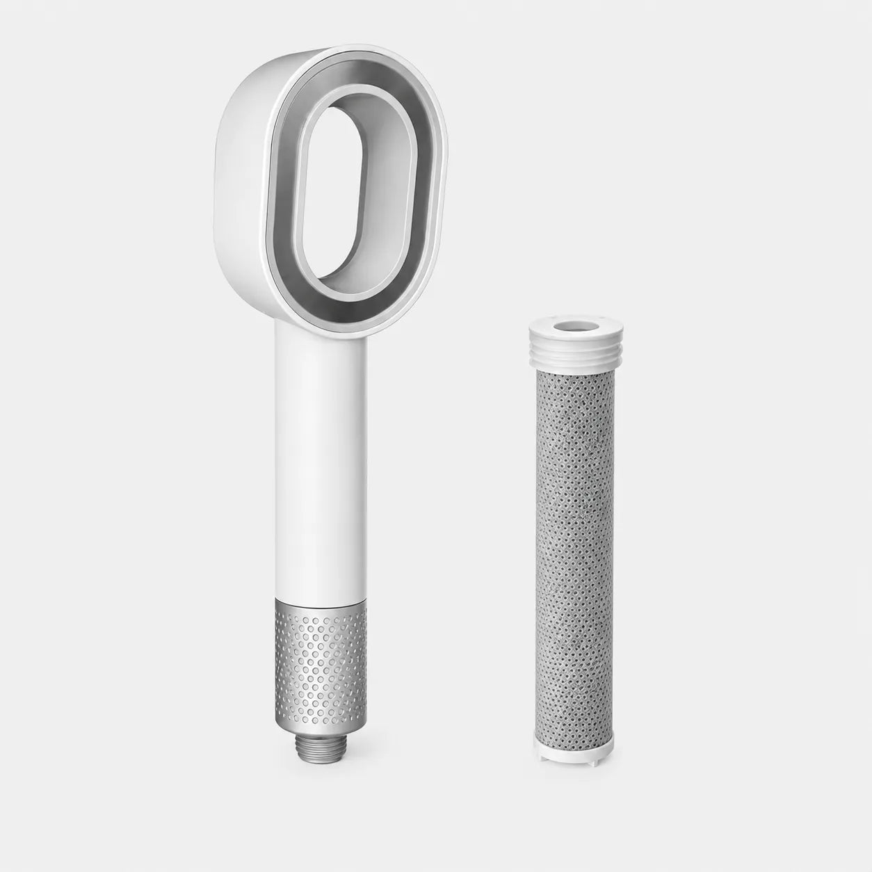 AQUANE - Pommeau de Douche avec Filtre à Charbon Intégré, Blanc ou Noir
