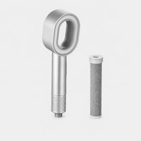 AQUANE - Pommeau de Douche avec Filtre à Charbon Intégré, Blanc ou Noir