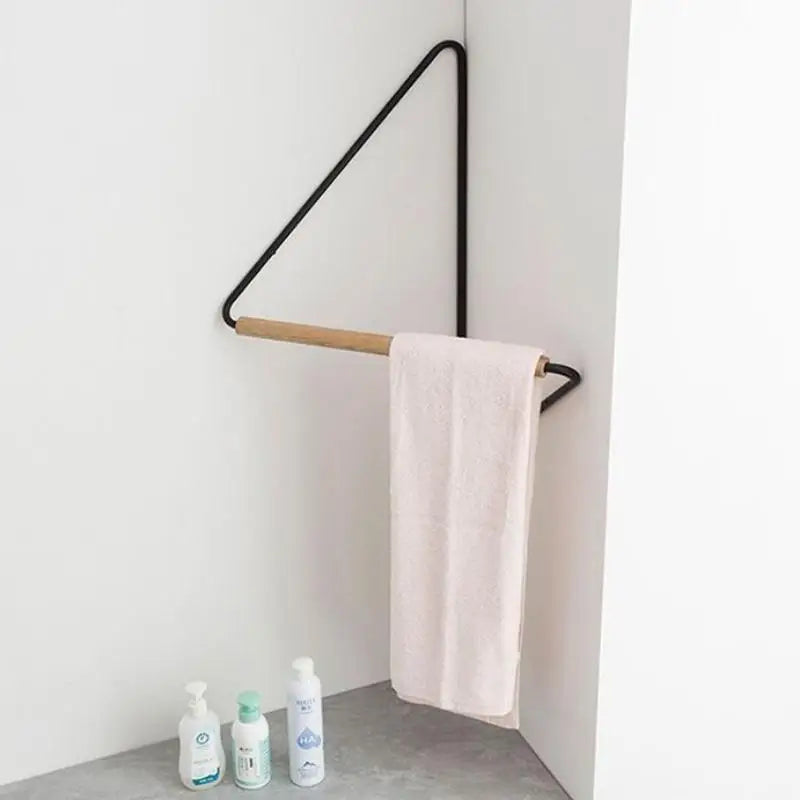 Portant d'angle coin bois moderne grenier