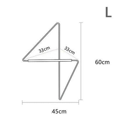 Portant d'angle coin bois moderne grenier L