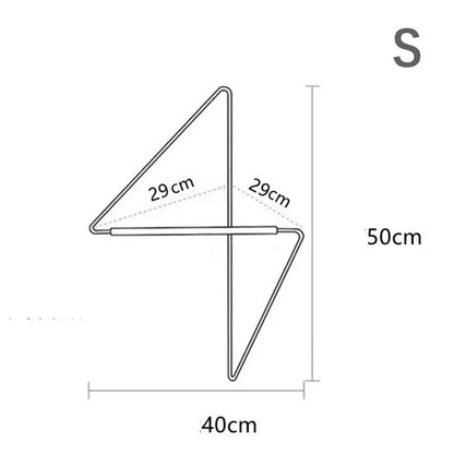 Portant d'angle coin bois moderne grenier
