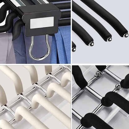 Portant pantalons – coulissant 22 tiges rangement dressing