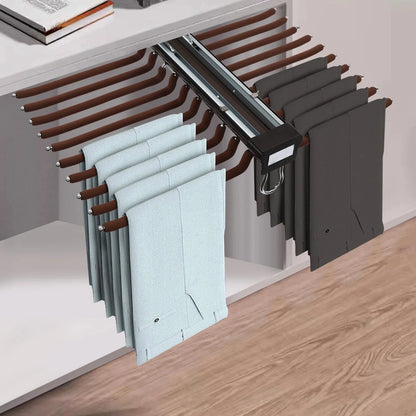 Portant pantalons – coulissant 22 tiges rangement dressing