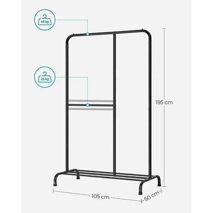 Portant pour vêtements - Optimiser le rangement de votre garde-robe Noir