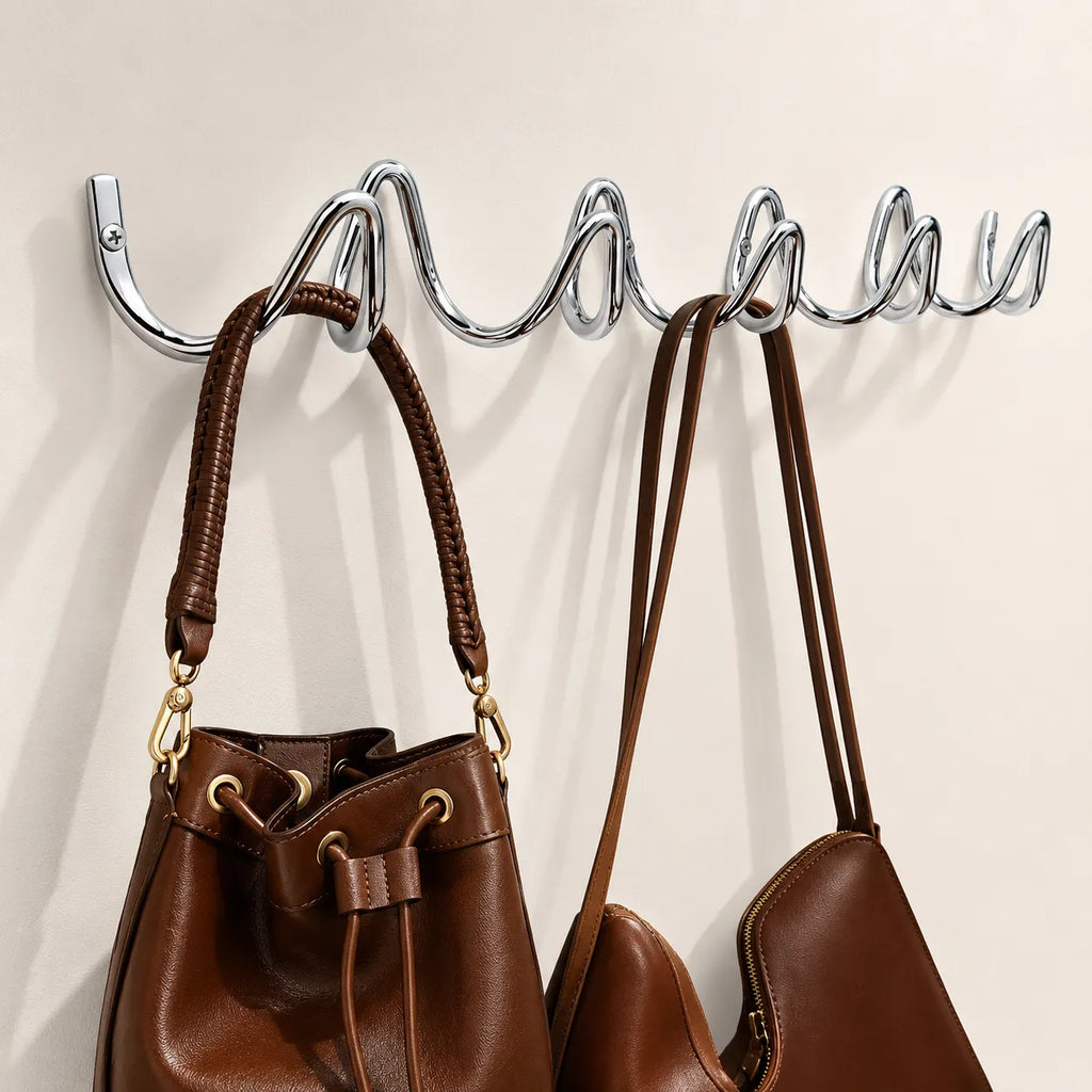 Wandhaken, minimalistisch, gewelltes Design