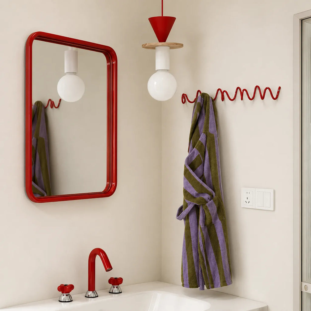 Wandhaken, minimalistisch, gewelltes Design