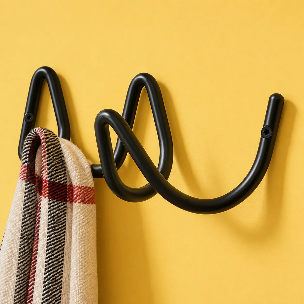 Wandhaken, minimalistisch, gewelltes Design