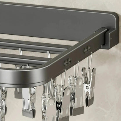 Foldable Socks Hangers Windproof Clothes Hanger Multiple Clips Clothes Hanger Multi function Bra Underwear Drying Storage Racks