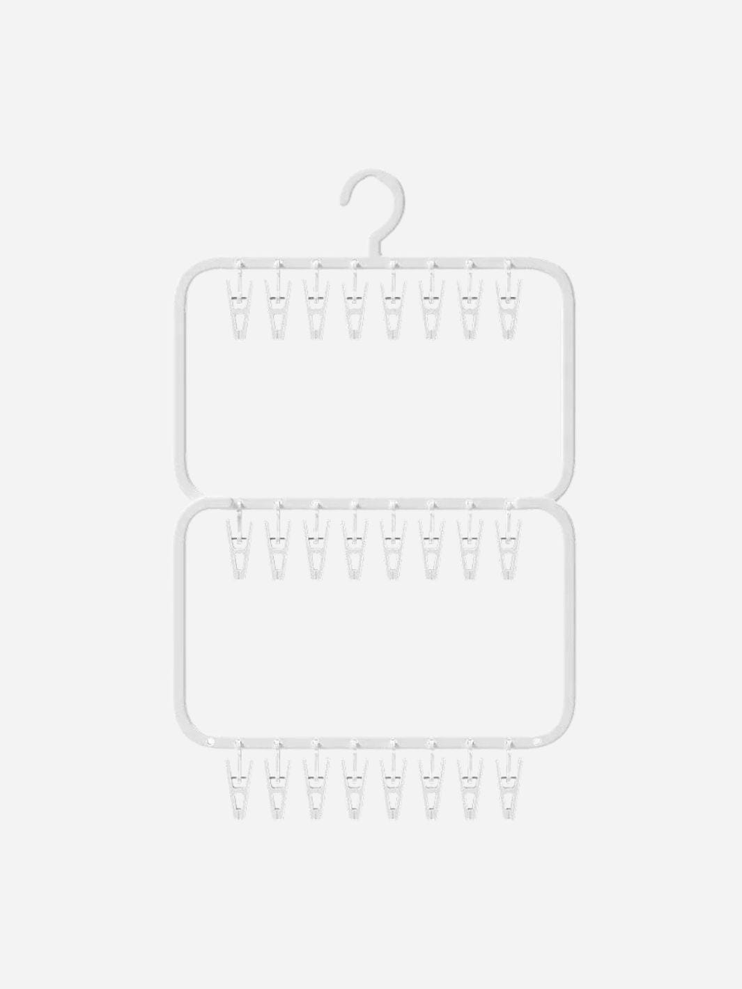 porte chaussettes suspendu multifonction Blanc