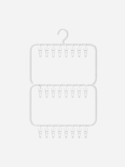 porte chaussettes suspendu multifonction Blanc