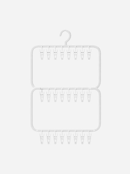 porte chaussettes suspendu multifonction Blanc