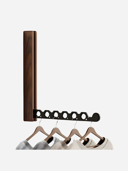 Porte cintre mural bois design & rabattable