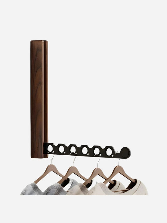 Porte cintre mural bois design & rabattable