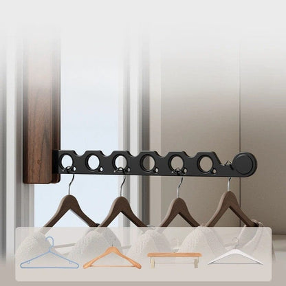 Porte cintre mural bois design & rabattable