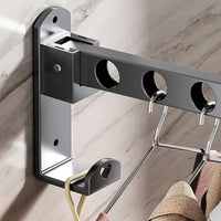 Porte cintre mural pliable en acier - Aeraly