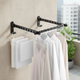 Porte cintre mural pliable en acier - Aeraly