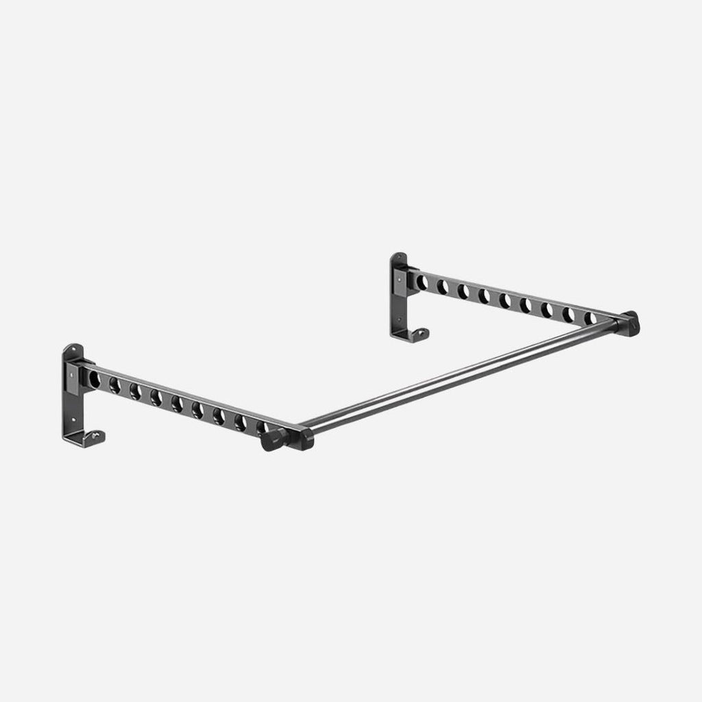 Porte cintre mural pliable en acier - Aéraly