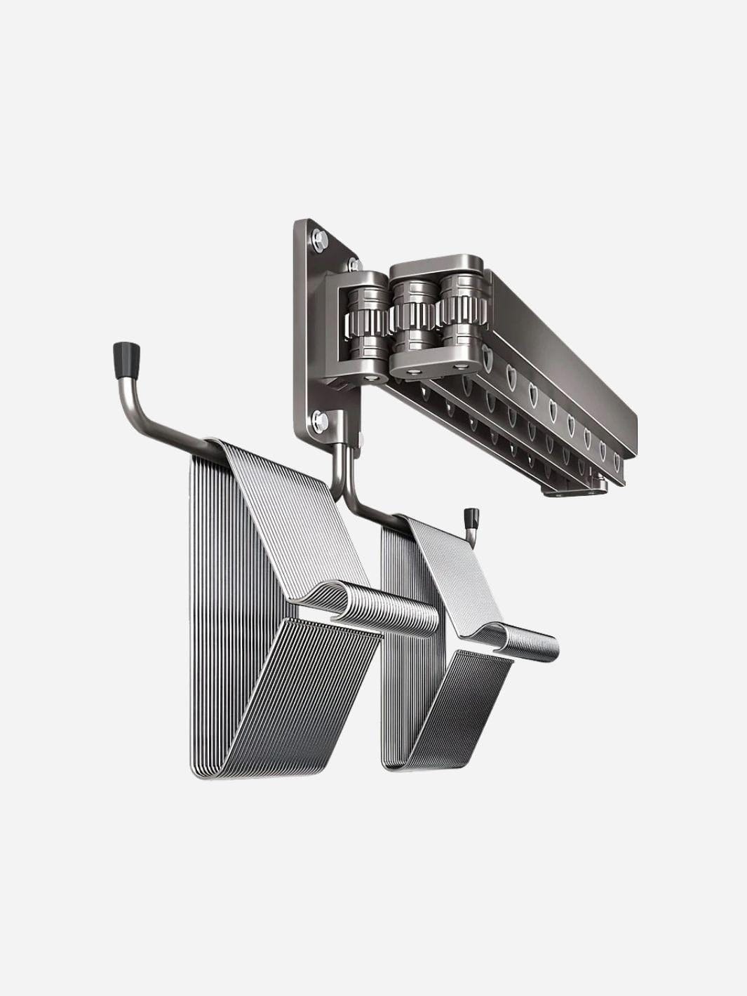 Porte cintre mural pliable pivotant - Rangement pratique et efficace