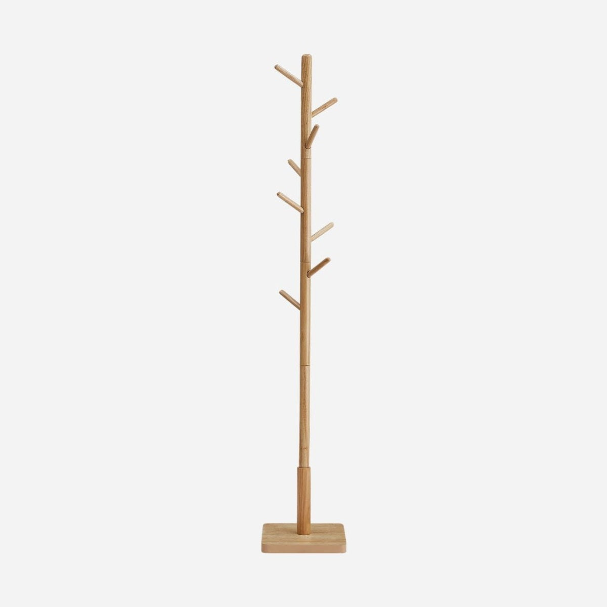 Porte manteau arbre en bois d’hévéa – design naturel et stable - Aéraly