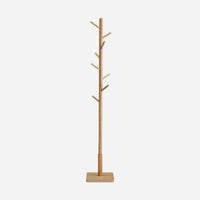 Porte manteau arbre en bois d’hévéa – design naturel et stable - Aéraly