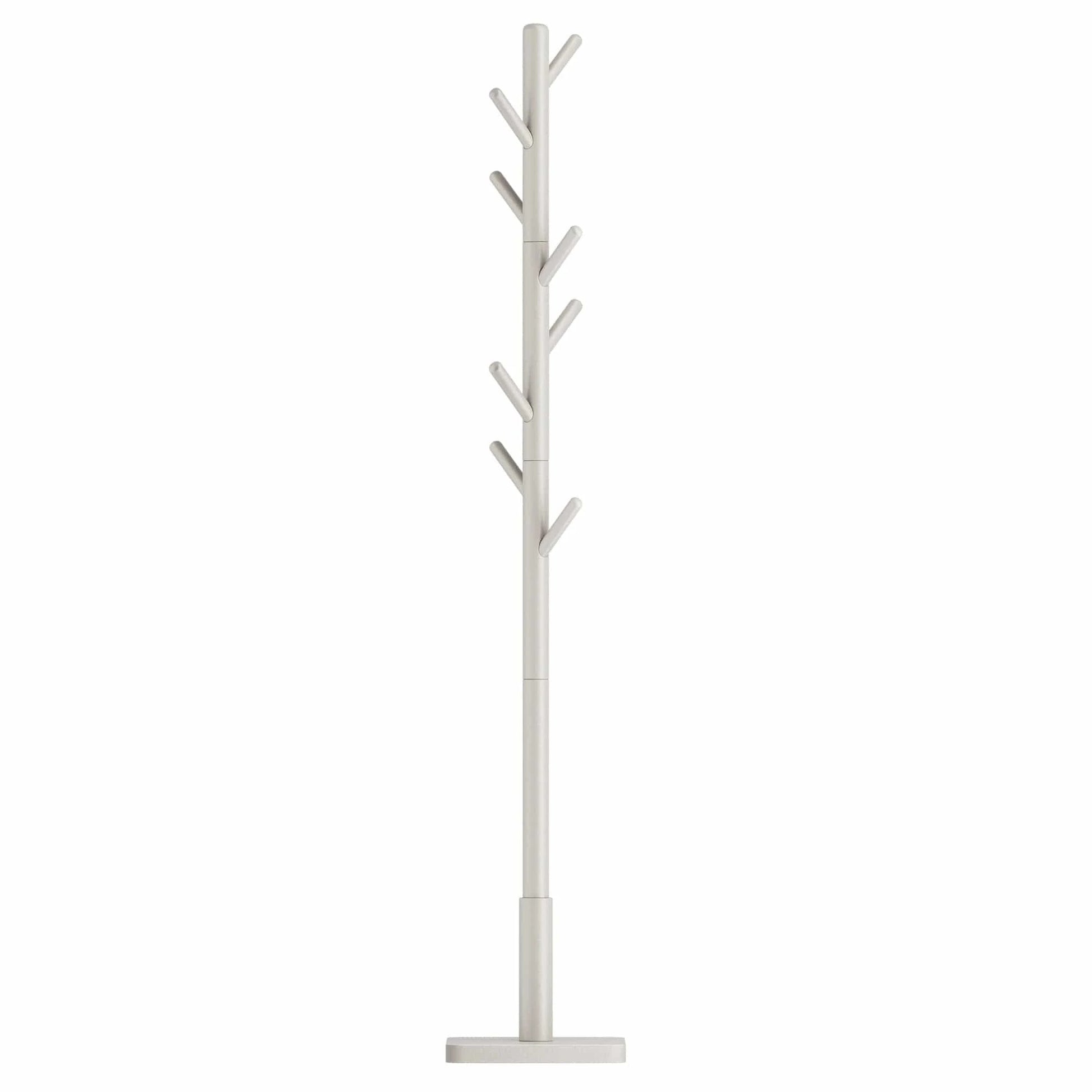 Porte manteau arbre en bois d’hévéa – design naturel et stable Gris