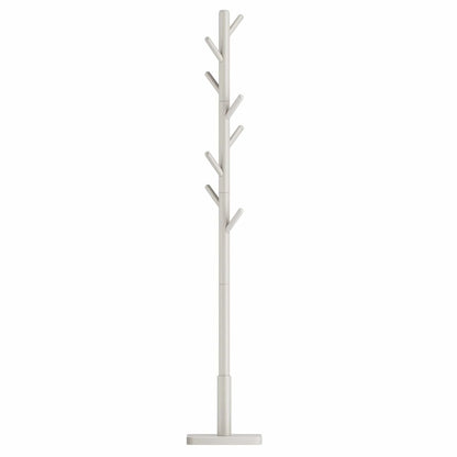 Porte manteau arbre en bois d’hévéa – design naturel et stable Gris