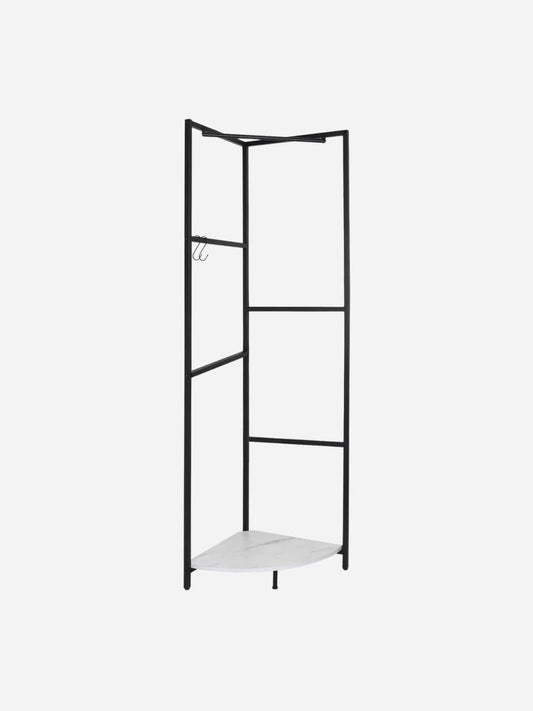 Porte manteau entrée avec rangement chaussures Noir