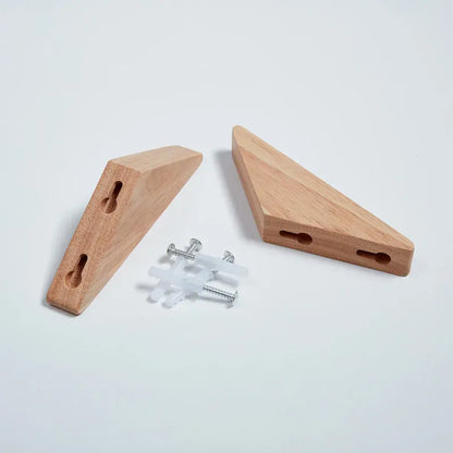 Porte-manteau bois mural avec crochets – rangement élégant et pratique