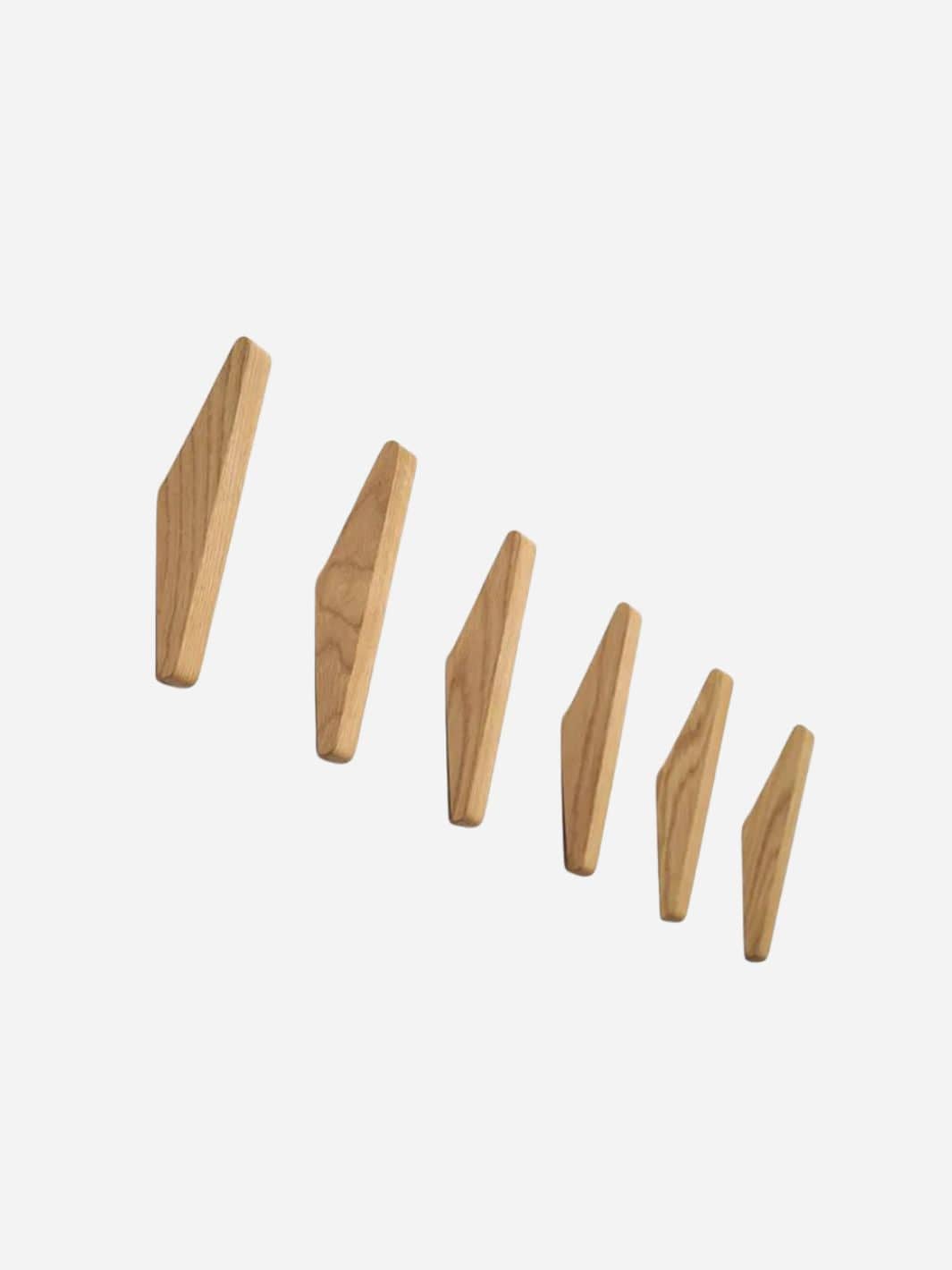 Porte-manteau bois mural avec crochets – rangement élégant et pratique