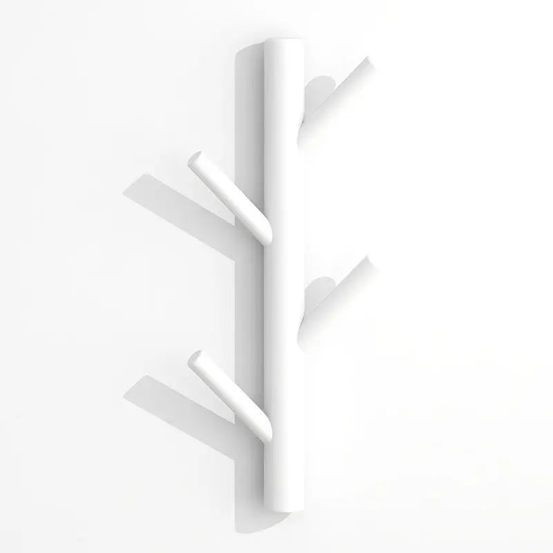 Porte manteau de rangement vêtements - Maximisez l'organisation de votre dressing Blanc 4 Crochets