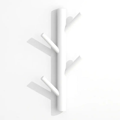 Porte manteau de rangement vêtements - Maximisez l'organisation de votre dressing Blanc 4 Crochets