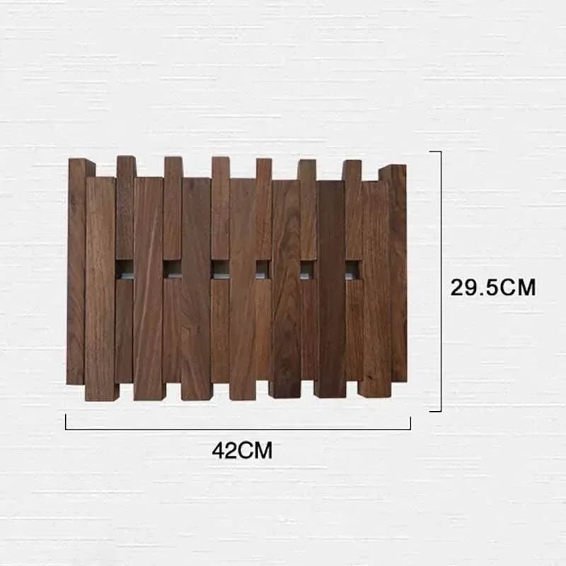 Porte manteau design en bois – élégance naturelle et fonctionnalité murale - Aéraly