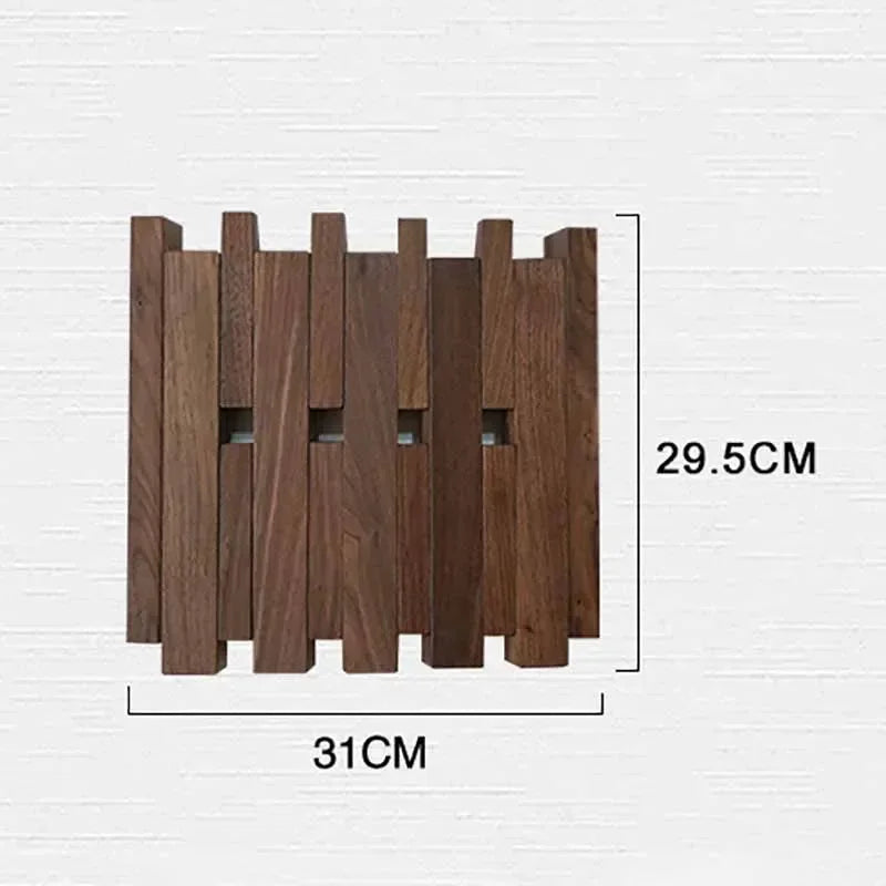 Porte manteau design en bois – élégance naturelle et fonctionnalité murale - Aéraly