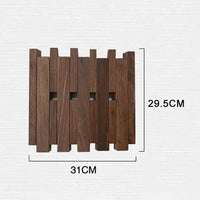 Porte manteau design en bois – élégance naturelle et fonctionnalité murale - Aéraly