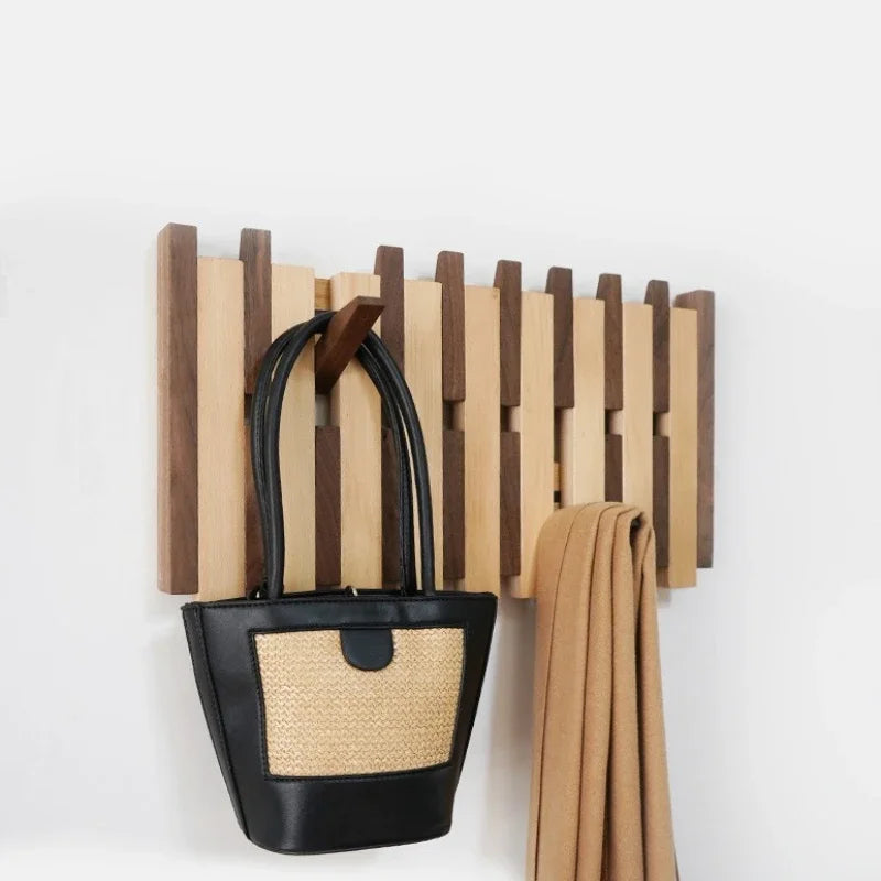Porte manteau design mural en bois – élégance moderne et fonctionnalité - Aéraly