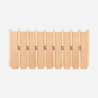 Porte manteau design mural en bois – élégance moderne et fonctionnalité - Aéraly