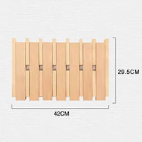 Porte manteau design mural en bois – élégance moderne et fonctionnalité - Aéraly