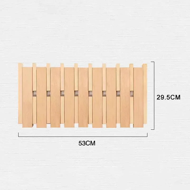Porte manteau design mural en bois – élégance moderne et fonctionnalité - Aéraly
