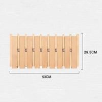Porte manteau design mural en bois – élégance moderne et fonctionnalité - Aéraly