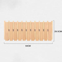 Porte manteau design mural en bois – élégance moderne et fonctionnalité - Aéraly