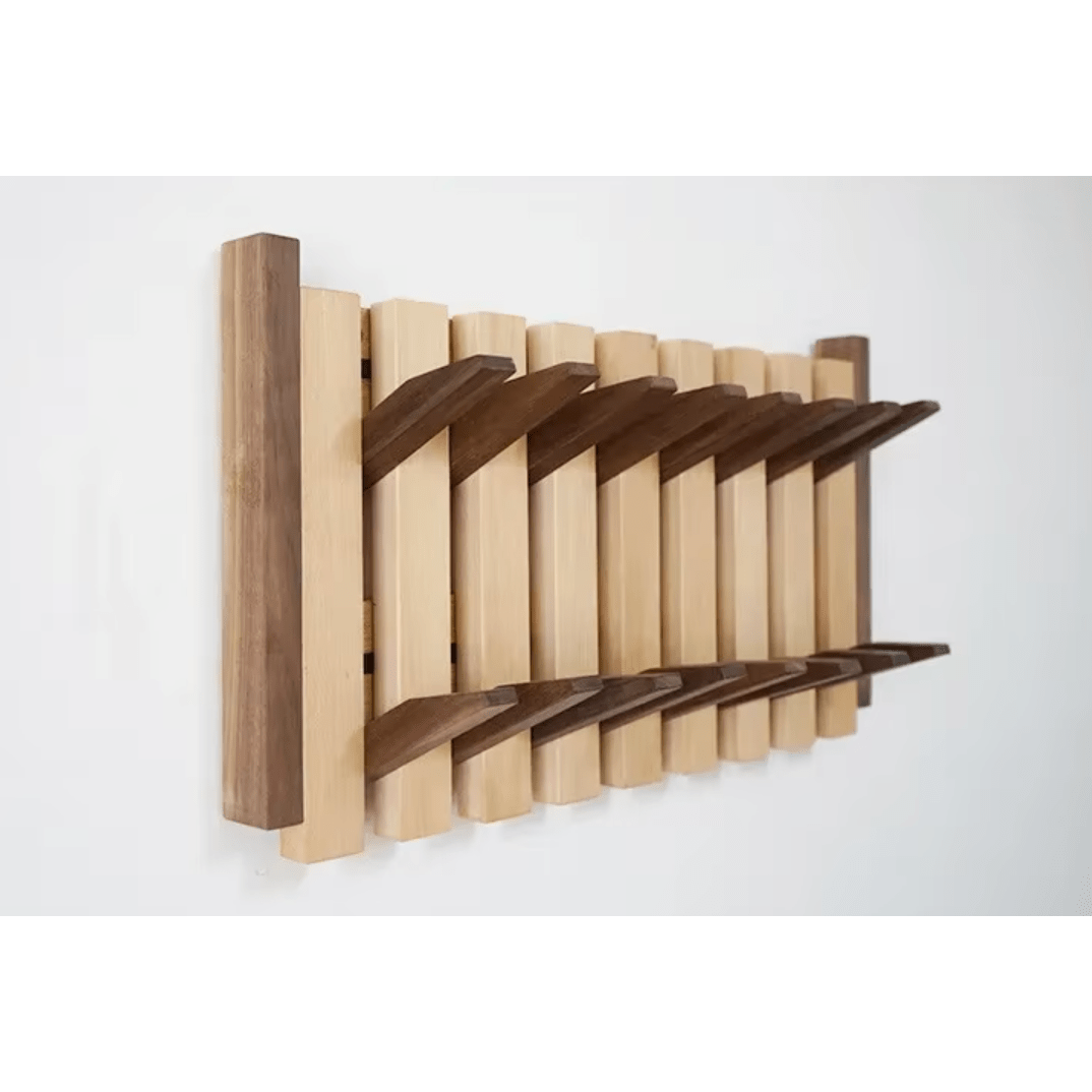 Porte manteau design en bois – style moderne et modulable - Aéraly