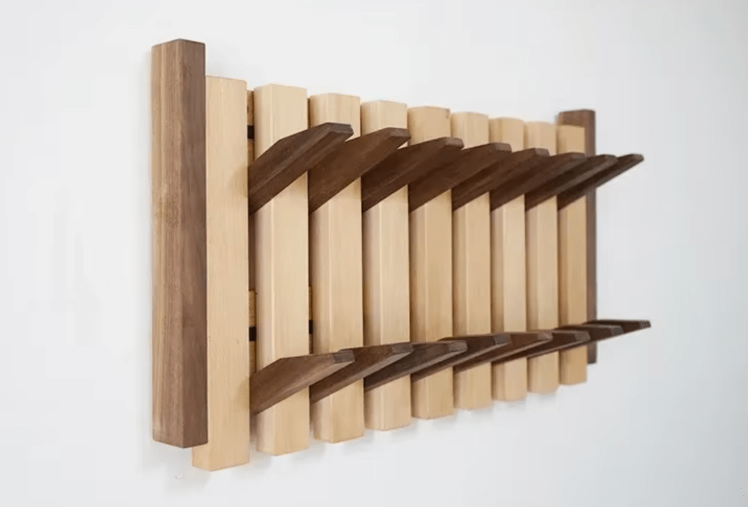 Porte manteau design en bois – style moderne et modulable