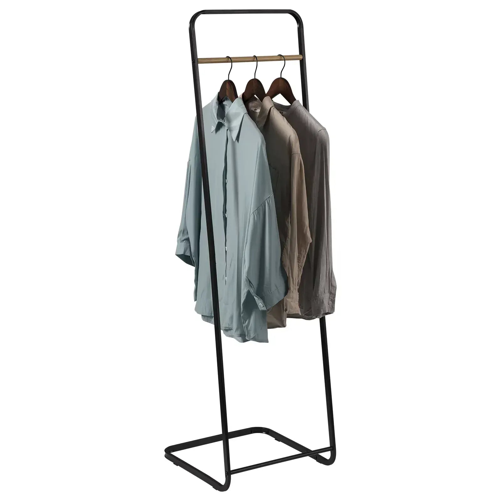porte-manteau métal gain place entrée - Pratique pour Gagner de la Place 40x40x140 cm / Noir