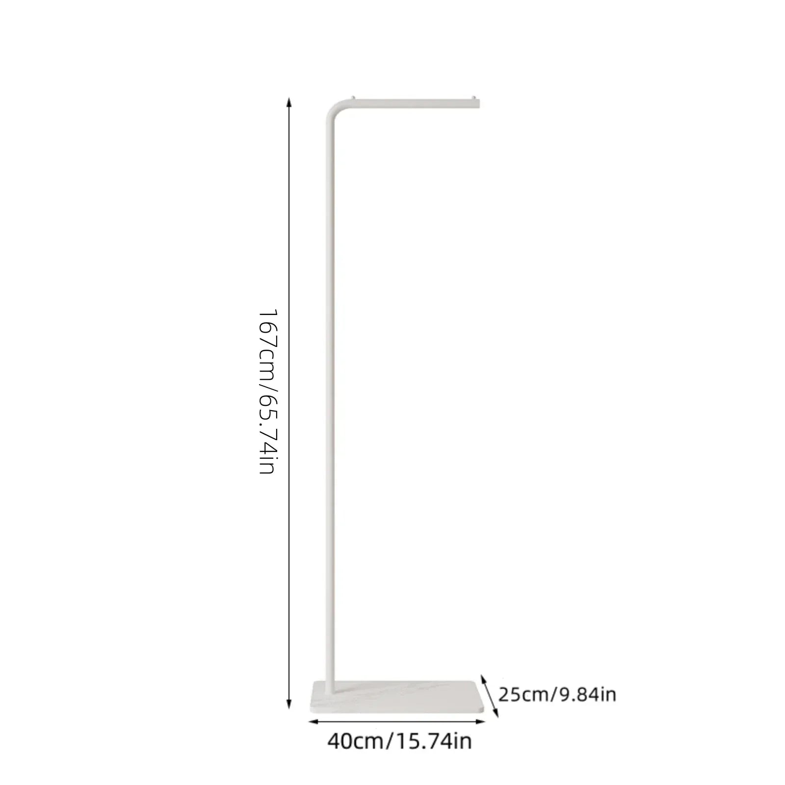 Porte-manteau métal moderne Scandinave costume accessoires chambre Blanc