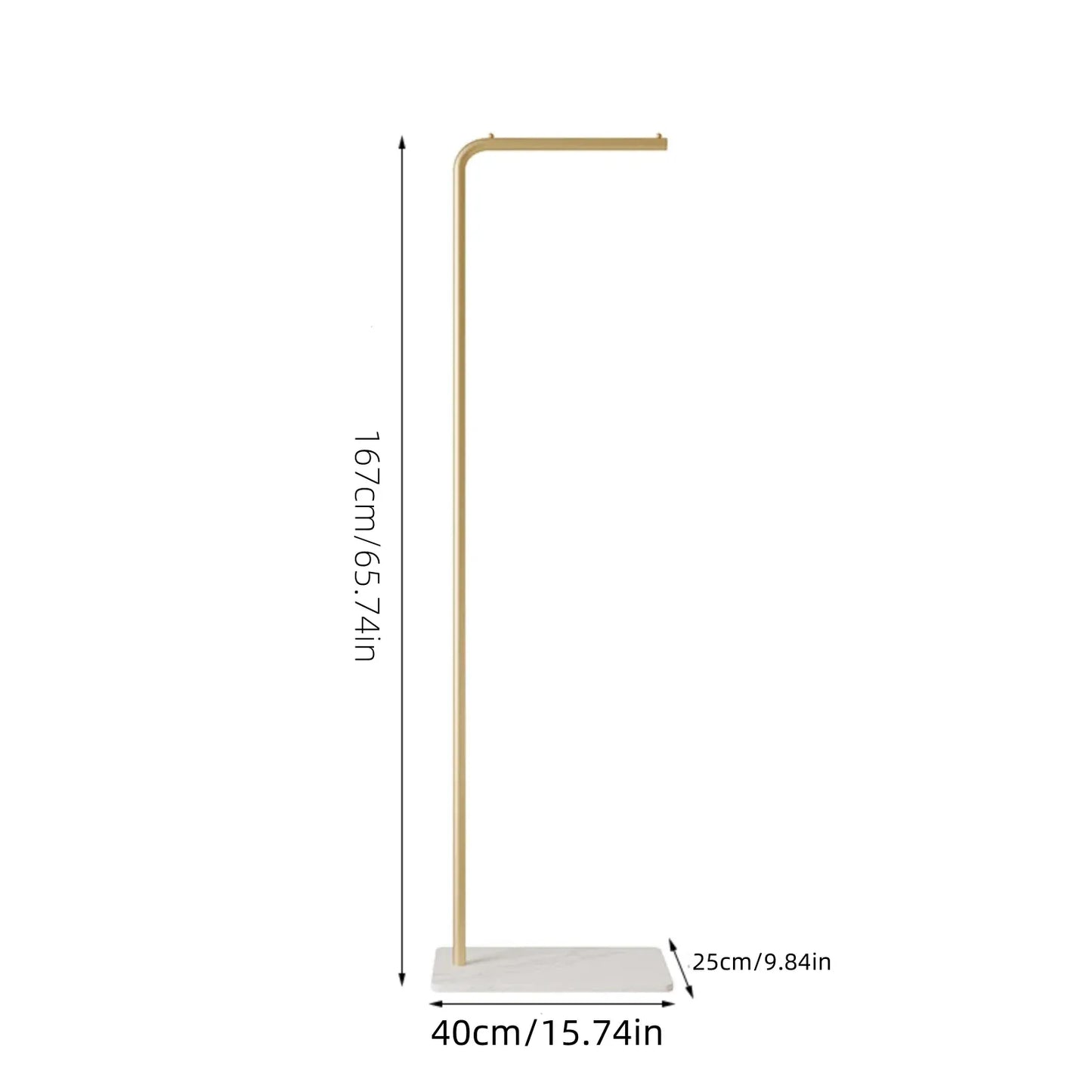 Porte-manteau métal moderne Scandinave costume accessoires chambre Or