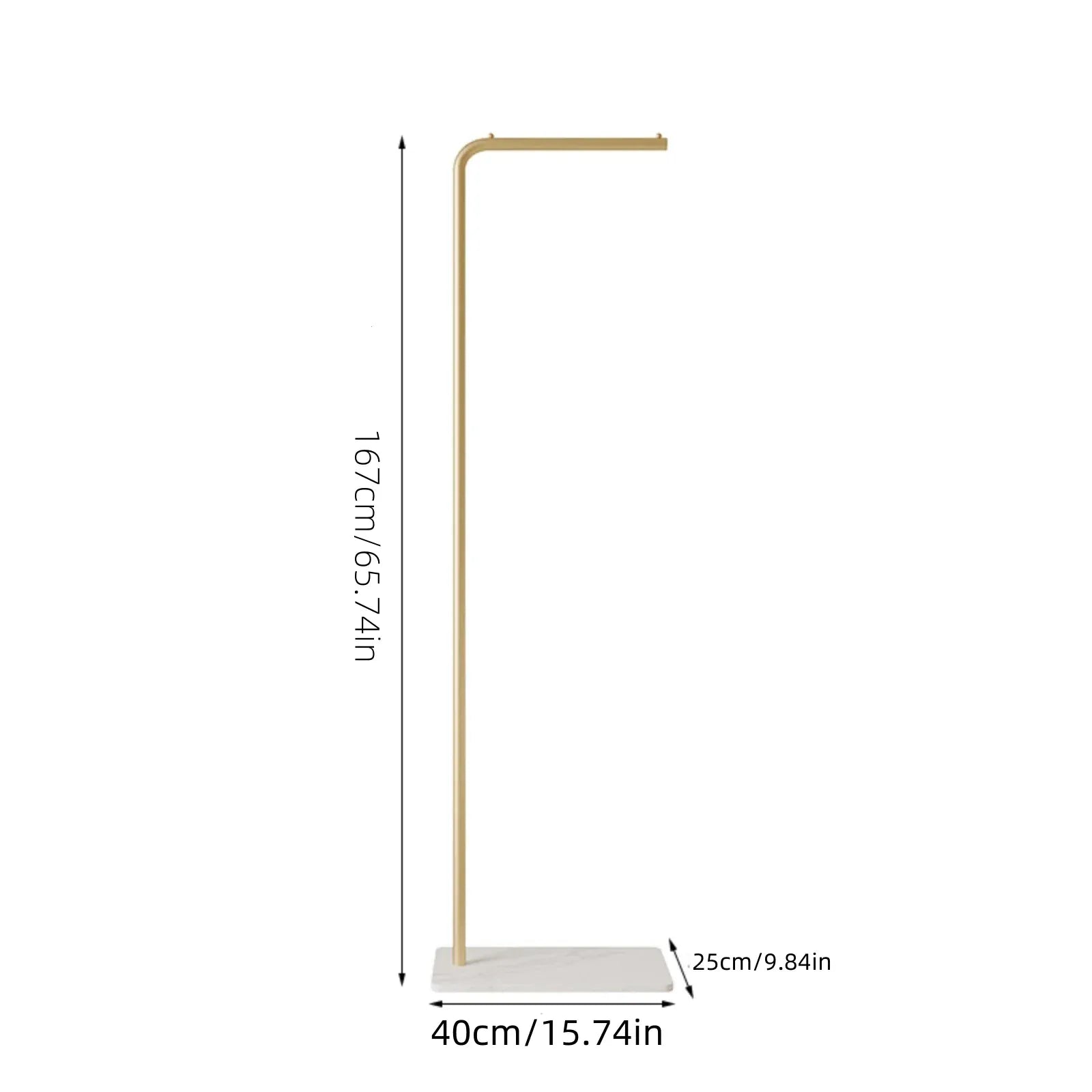 Porte-manteau métal moderne Scandinave costume accessoires chambre Or