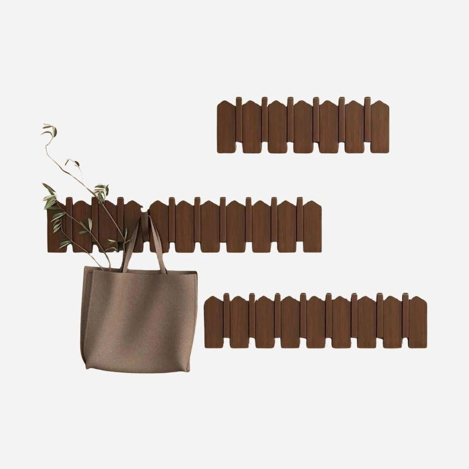 Porte-manteau mural clé piano bois massif - Simplifiez le rangement avec style et élégance - Aéraly